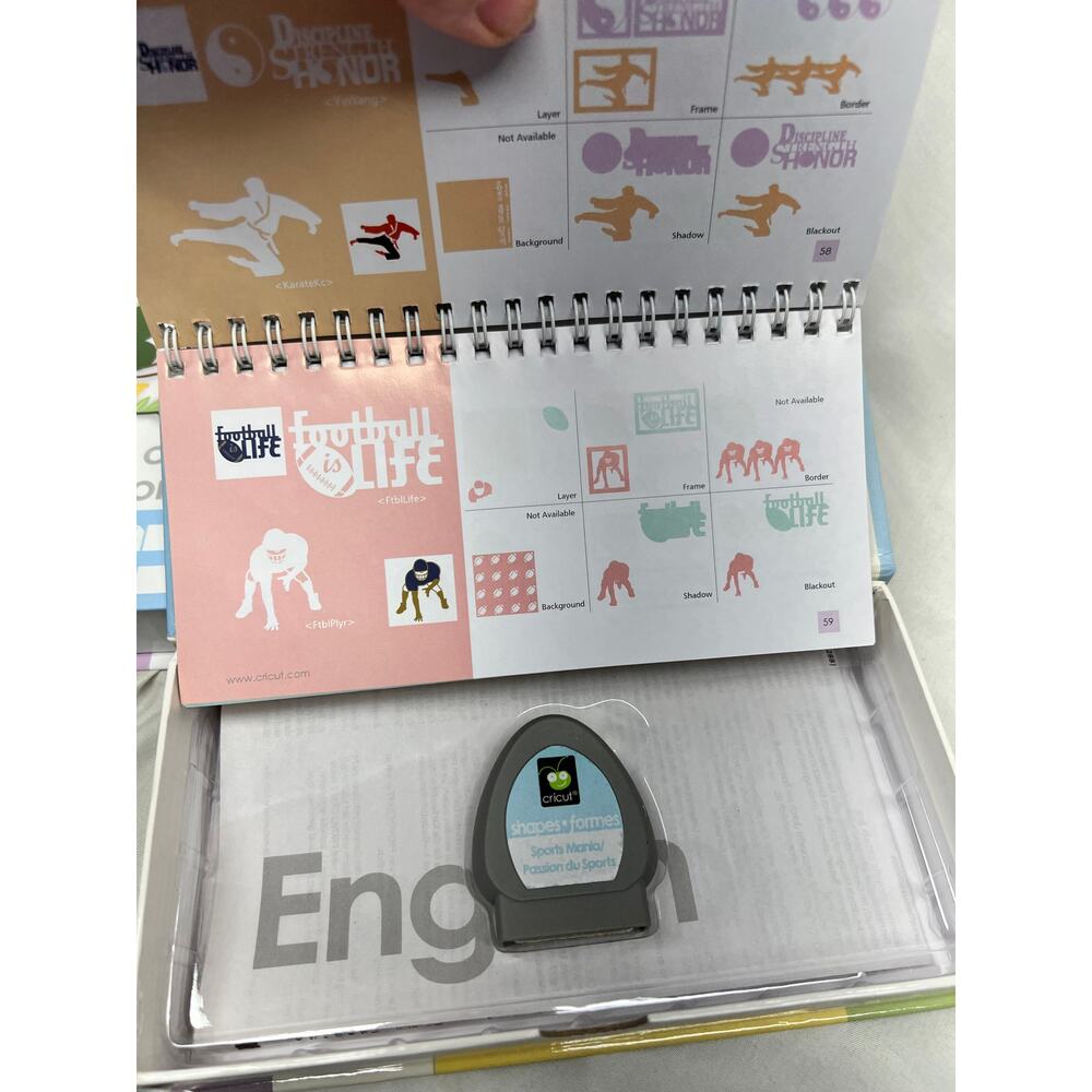 Cricut cartridge sports mania in box